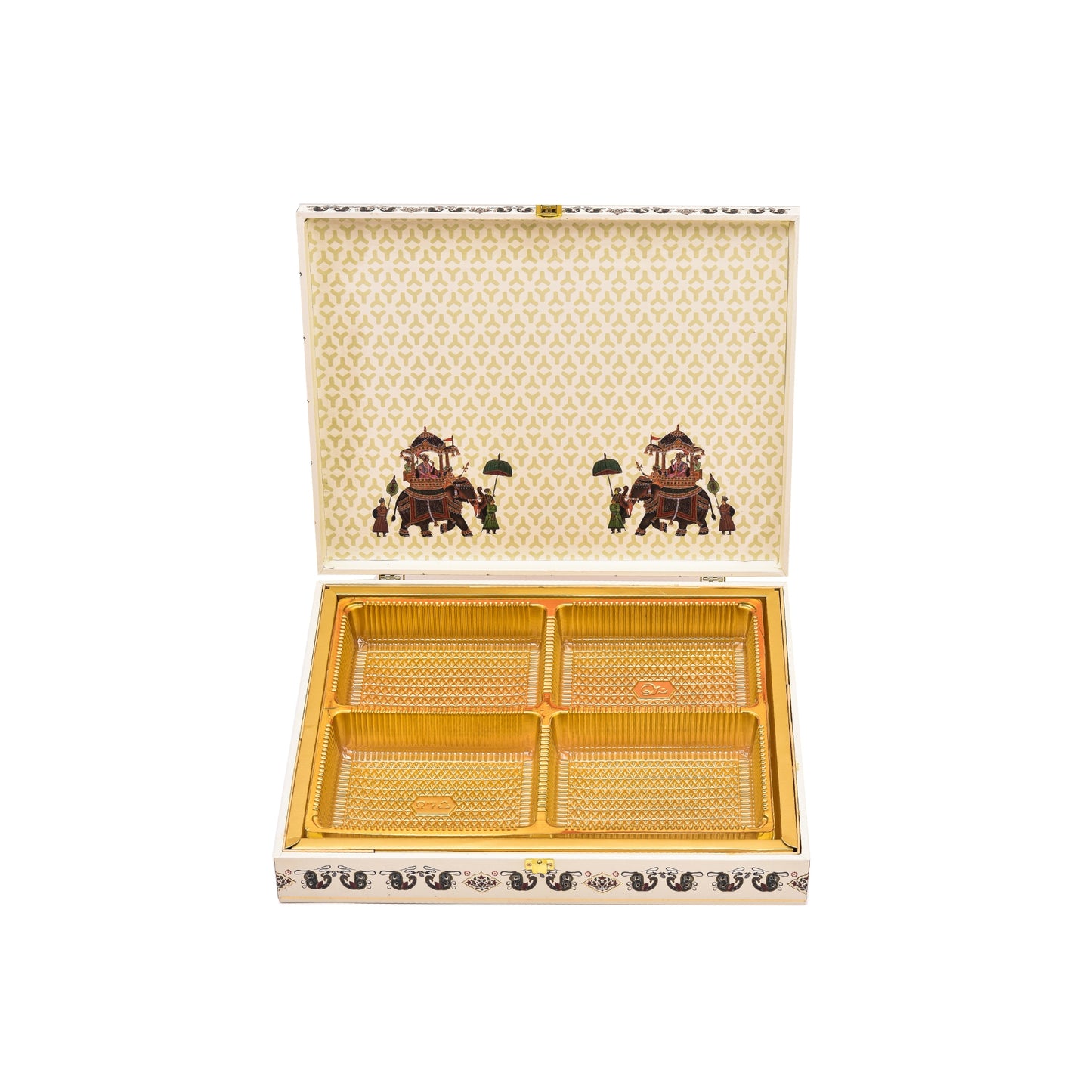 Shahi Sawari Theme Wooden Bhaji Box  | Premium Shagun & Wedding Gift Box
