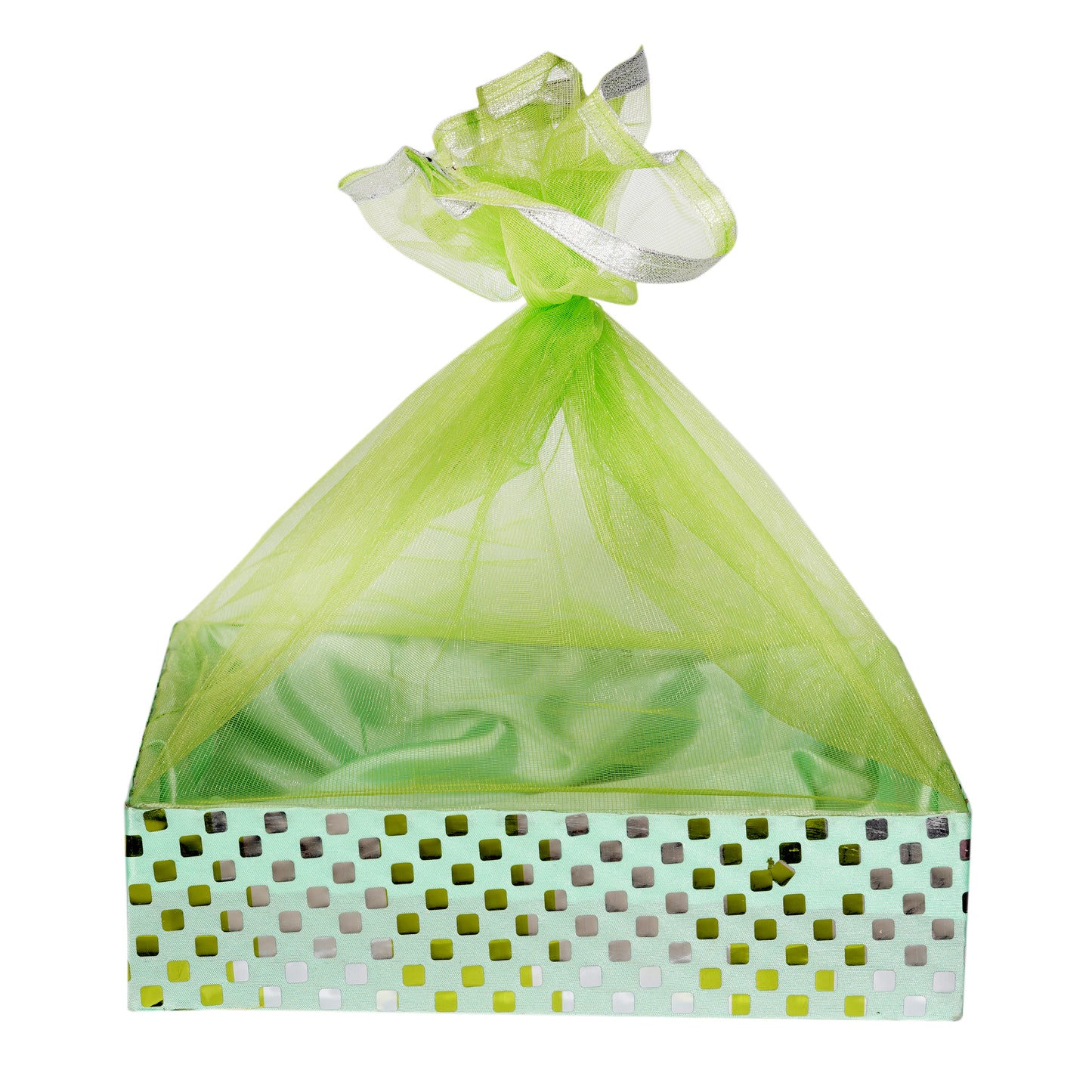 Lime Green Hamper Basket | Stylish Basket for Festive & Corporate Gifting