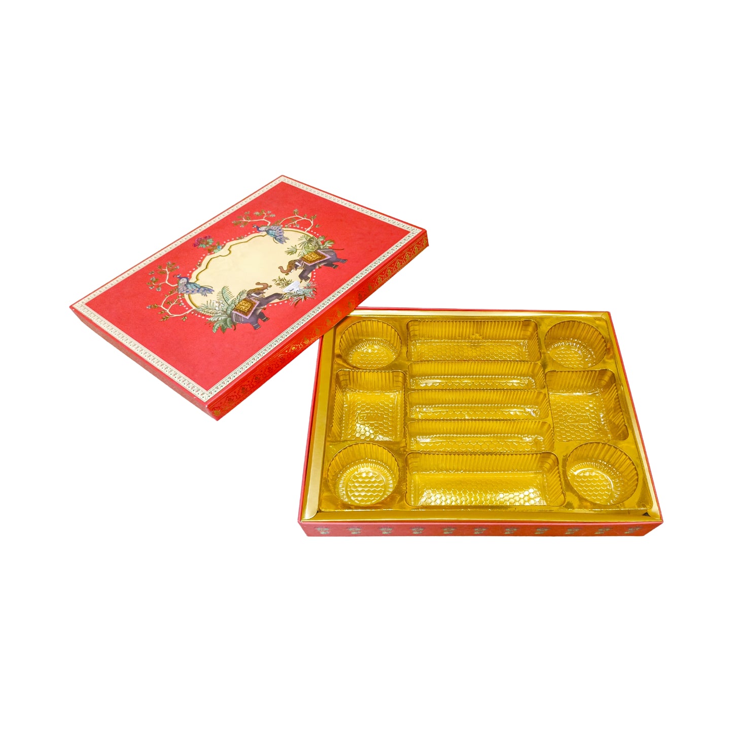 Royal Pink Foil Print Lawana Box  | Premium Shagun & Wedding Gift Box