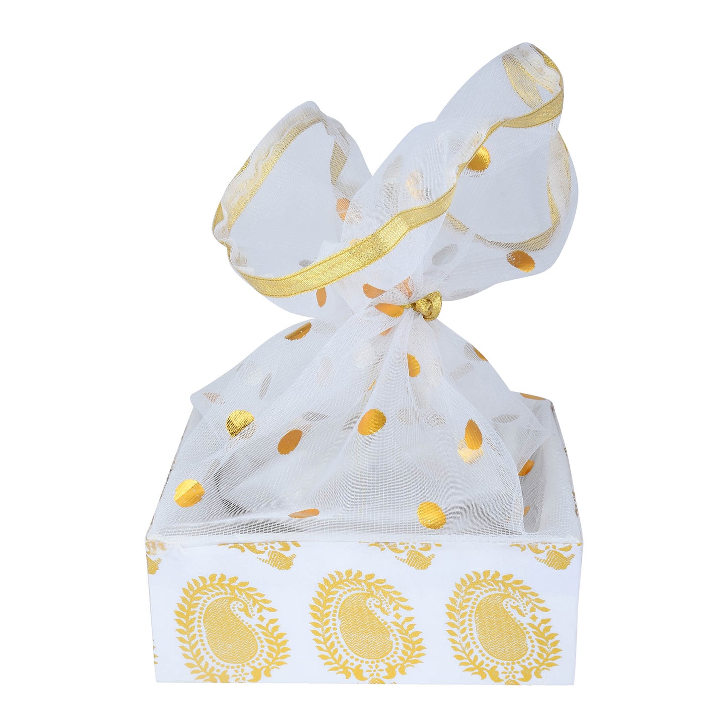 Royal White Gift Basket | for Wedding & Corporate Gifting