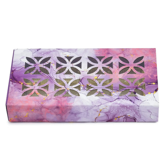 8 Pcs Folding Chocolate Box – Smoky Purple | Grownex Packaging | Chocolate Box