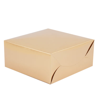 Golden Sweet Box for 4 Pcs Laddoo, Modak & Mithai | Grownex Packaging | Hamper Box