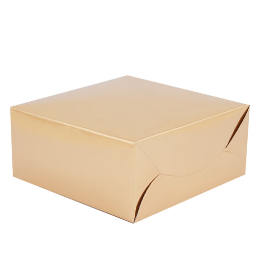 Golden Sweet Box for 4 Pcs Laddoo, Modak & Mithai | Grownex Packaging | Hamper Box