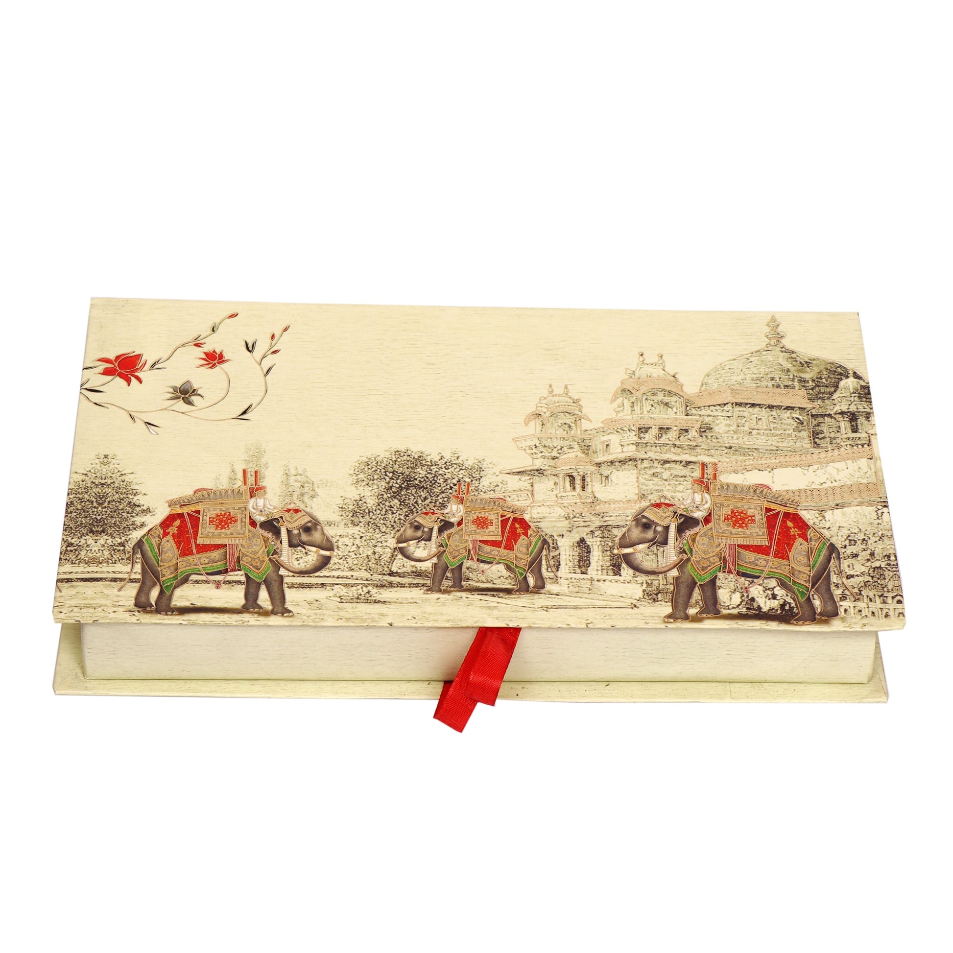 1 Kg Elephant Print 4 Line Premium File Sweet Box Grownex Packaging Sweet Box