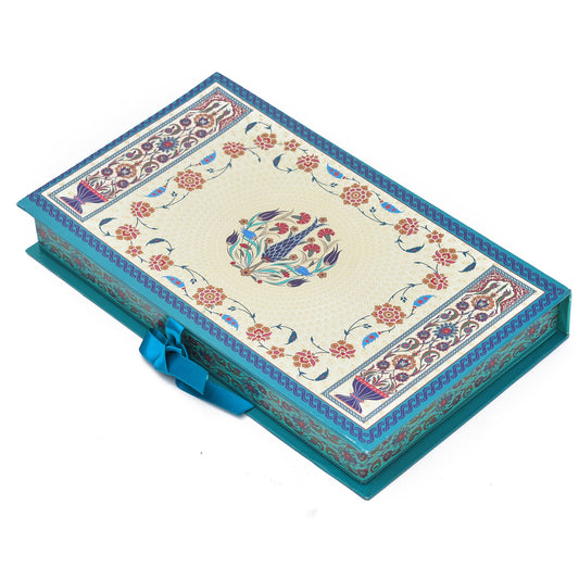 1 Kg Heritage Blue 4 Line Premium File Sweet Box Grownex Packaging Sweet Box