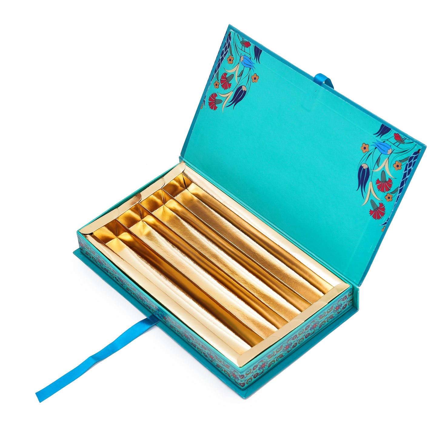 1 Kg Heritage Blue 4 Line Premium File Sweet Box Grownex Packaging Sweet Box
