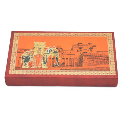 1 Kg Red Elephant Foil 4 Line Premium Sweet Box Grownex Packaging Sweet Box