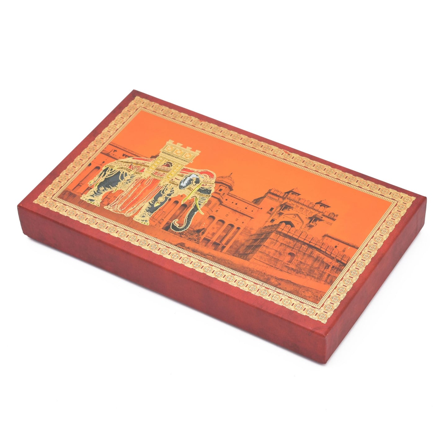 1 Kg Red Elephant Foil 4 Line Premium Sweet Box Grownex Packaging Sweet Box