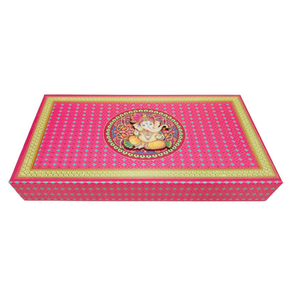 Royal Rani Ganesha Gift Box – Ethnic Gold Edition | Grownex Packaging | Sweet Box