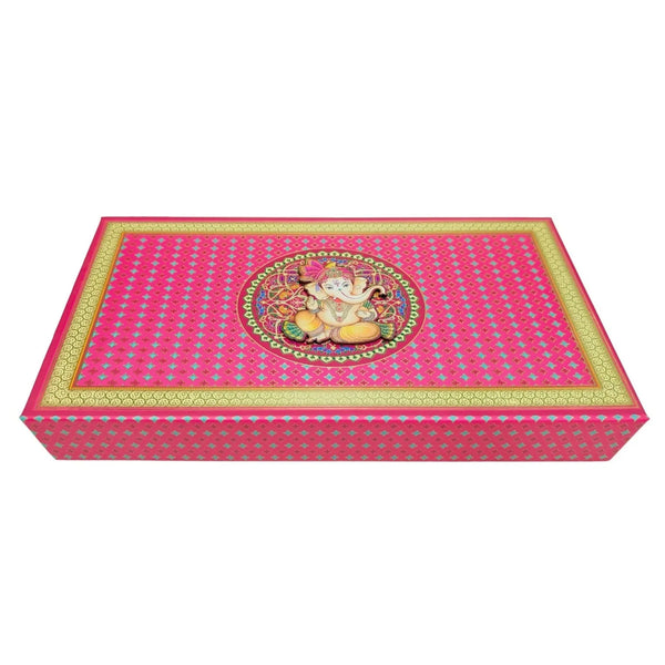 Royal Rani Ganesha Gift Box – Ethnic Gold Edition | Grownex Packaging | Sweet Box