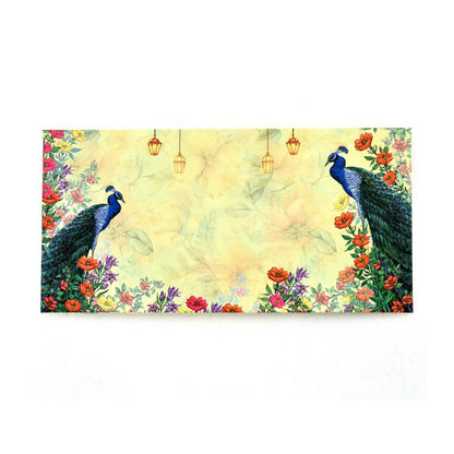 Peacock Design Gift Combo Pack | Sweet Box, Paper Bag & Envelope | Premium Festive Packaging | Grownex Packaging | Sweet Box