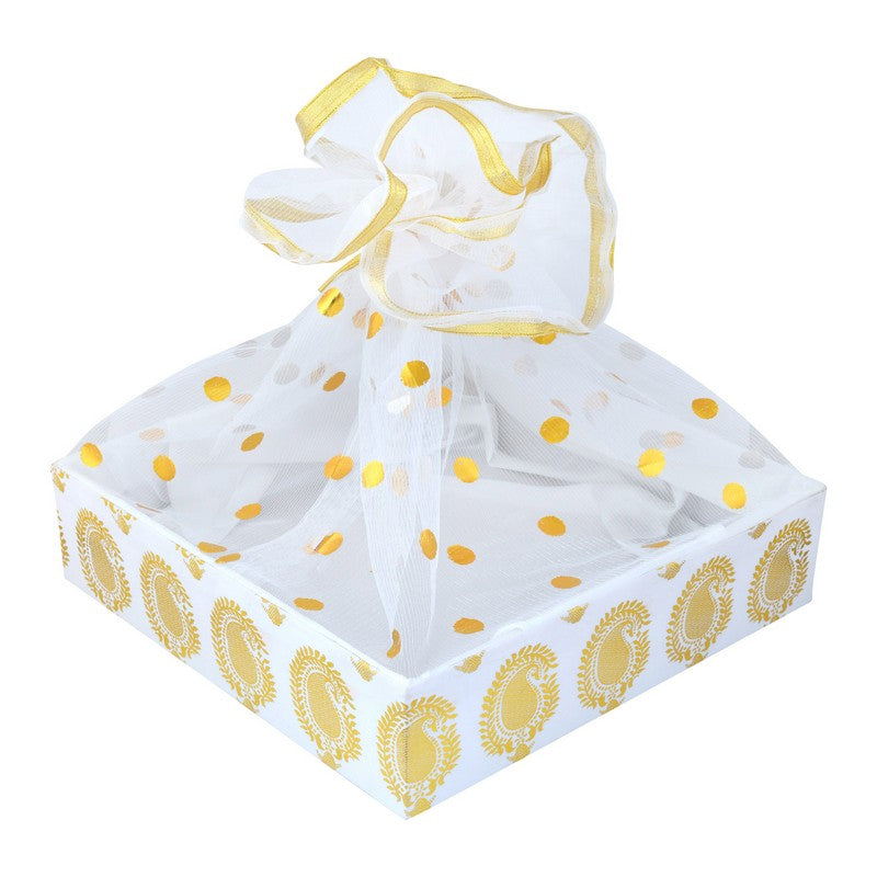 Royal White Hamper Basket | Grownex Packaging | Basket & Tray