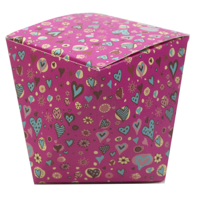 Polygon Shape Folding Box Pink