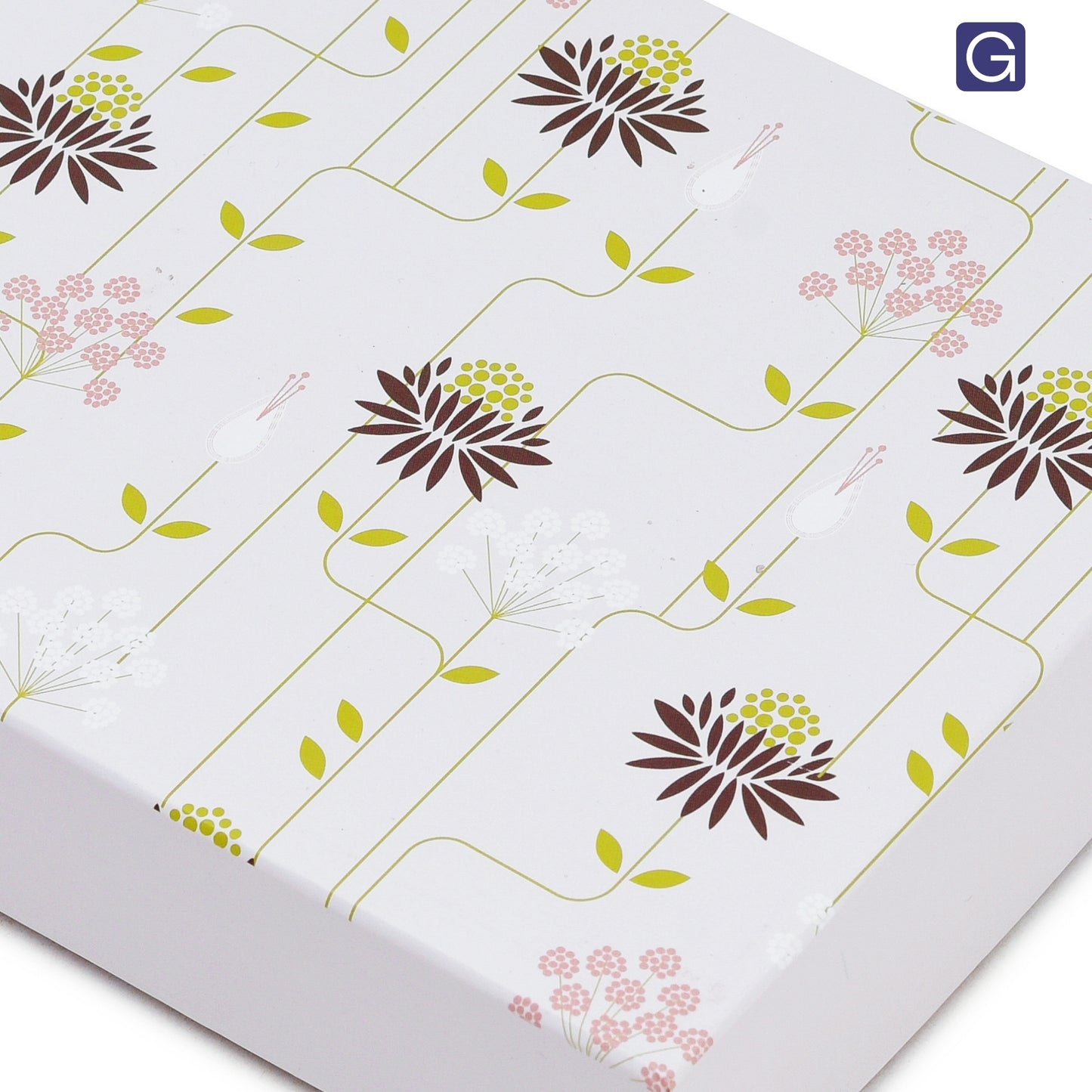 Designer Floral Sweet Packing Box | 500gm Premium Mithai Gift Packaging Box