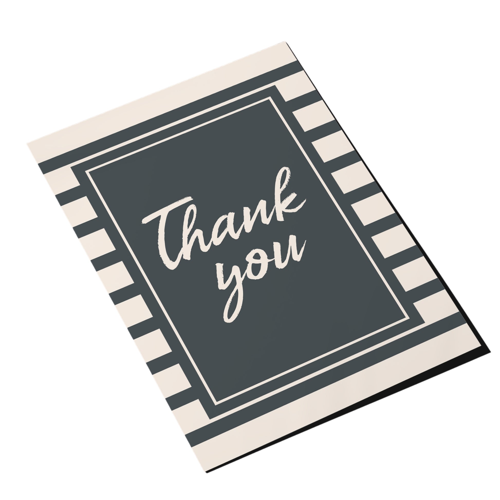 Elegant Thank You Card – Paperboard Gift Insert for Business & Personal Use | Grownex Packaging | Tags & Stickers
