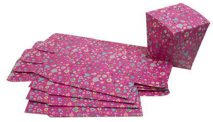 Polygon Shape Folding Box Pink