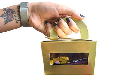 Golden Handle Folding Box Golden