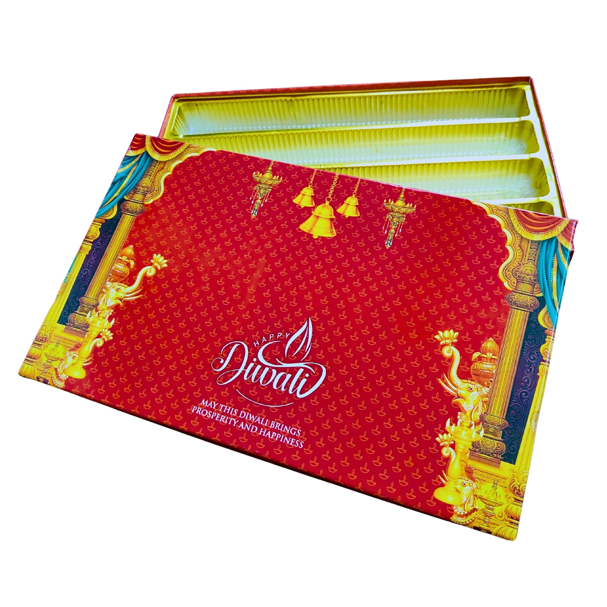 Diwali Special 1Kg Sweet Gift Box | Perfect for Dry Fruits, Mithai & Chocolates | Grownex Packaging | Sweet Box