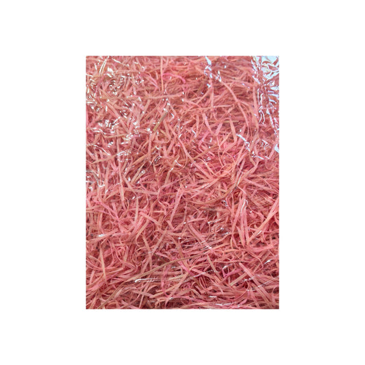 Baby Pink Cooler Grass 100gm | Decorative Shredded Paper Filler for Gift Boxes & Hampers | Grownex Packaging |