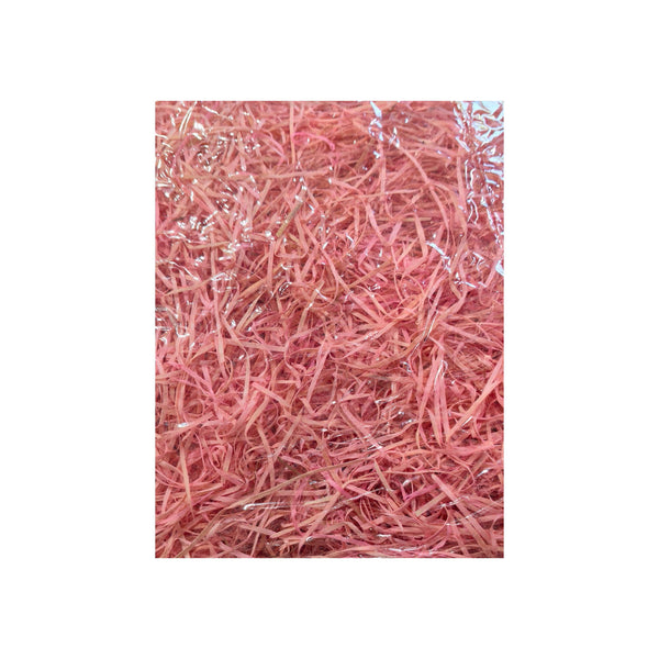 Baby Pink Cooler Grass 100gm | Decorative Shredded Paper Filler for Gift Boxes & Hampers | Grownex Packaging |