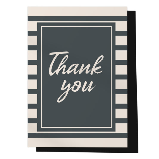 Elegant Thank You Card – Paperboard Gift Insert for Business & Personal Use | Grownex Packaging | Tags & Stickers
