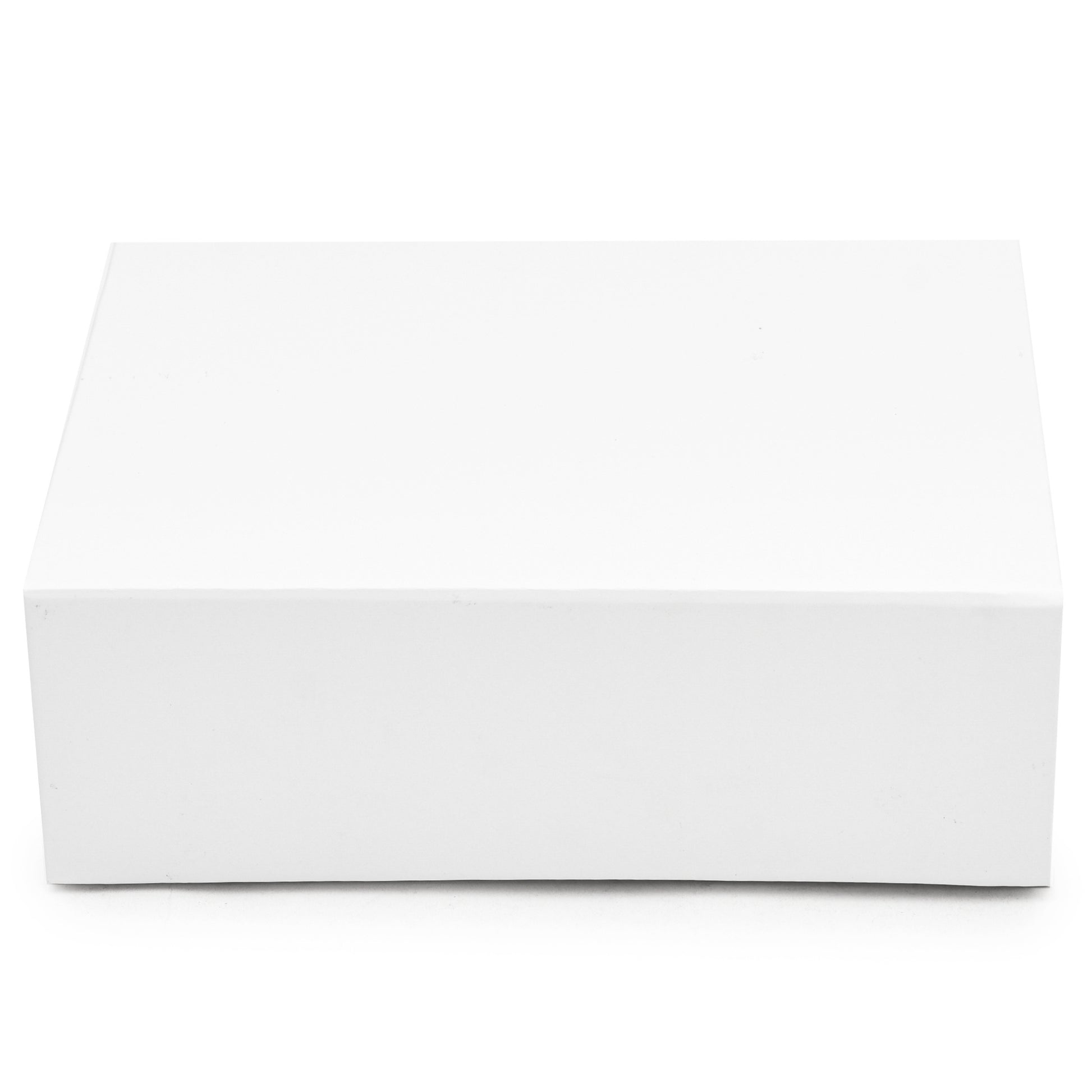 Premium White Magnetic Rigid Gift Box – 10x8x2 Inches | Grownex Packaging | Hamper Box