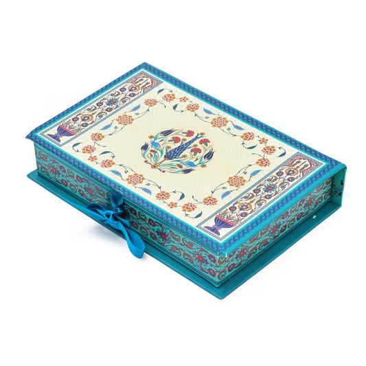 500 gm Heritage Blue 4 Line Premium File Sweet Box Grownex Packaging Sweet Box