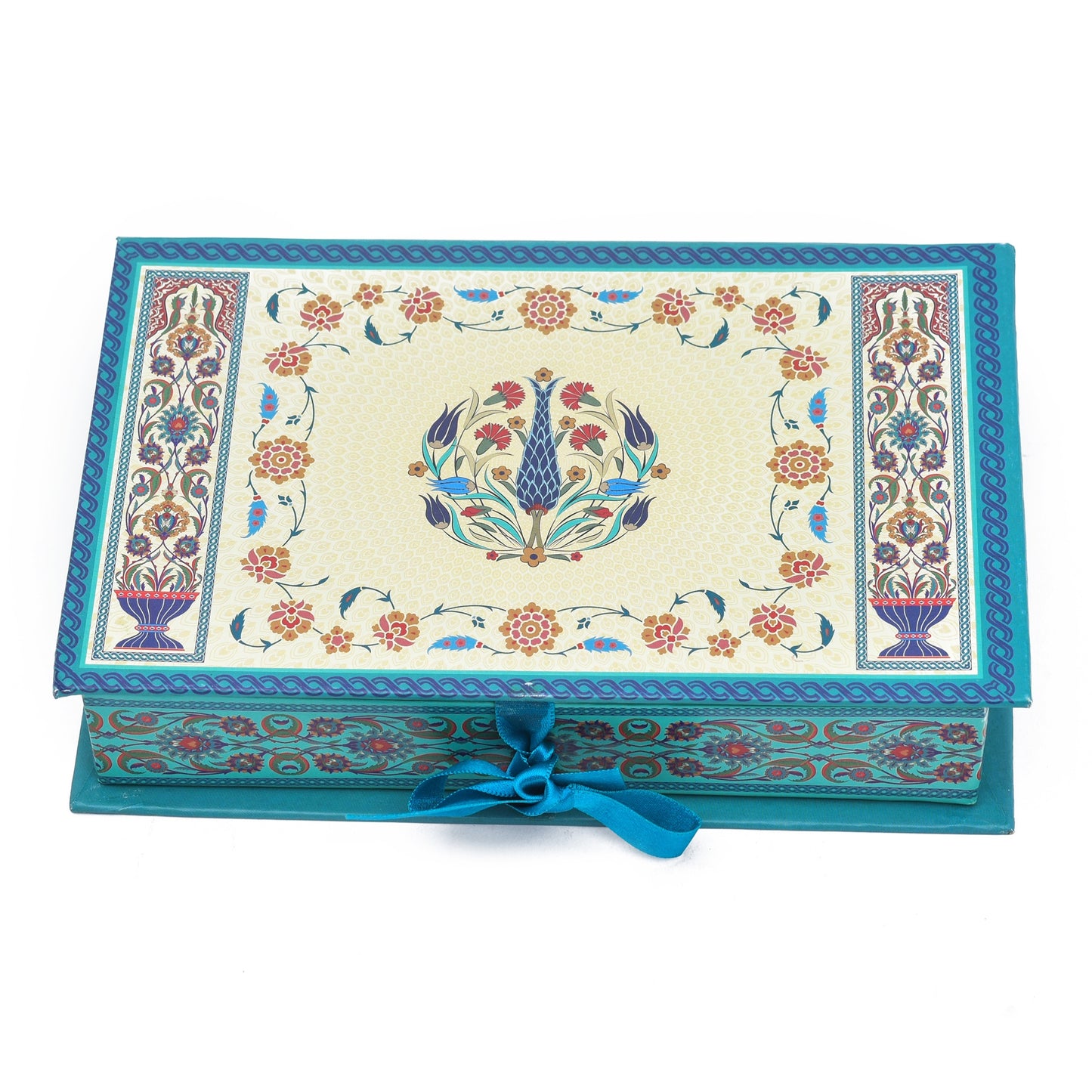 500 gm Heritage Blue 4 Line Premium File Sweet Box Grownex Packaging Sweet Box