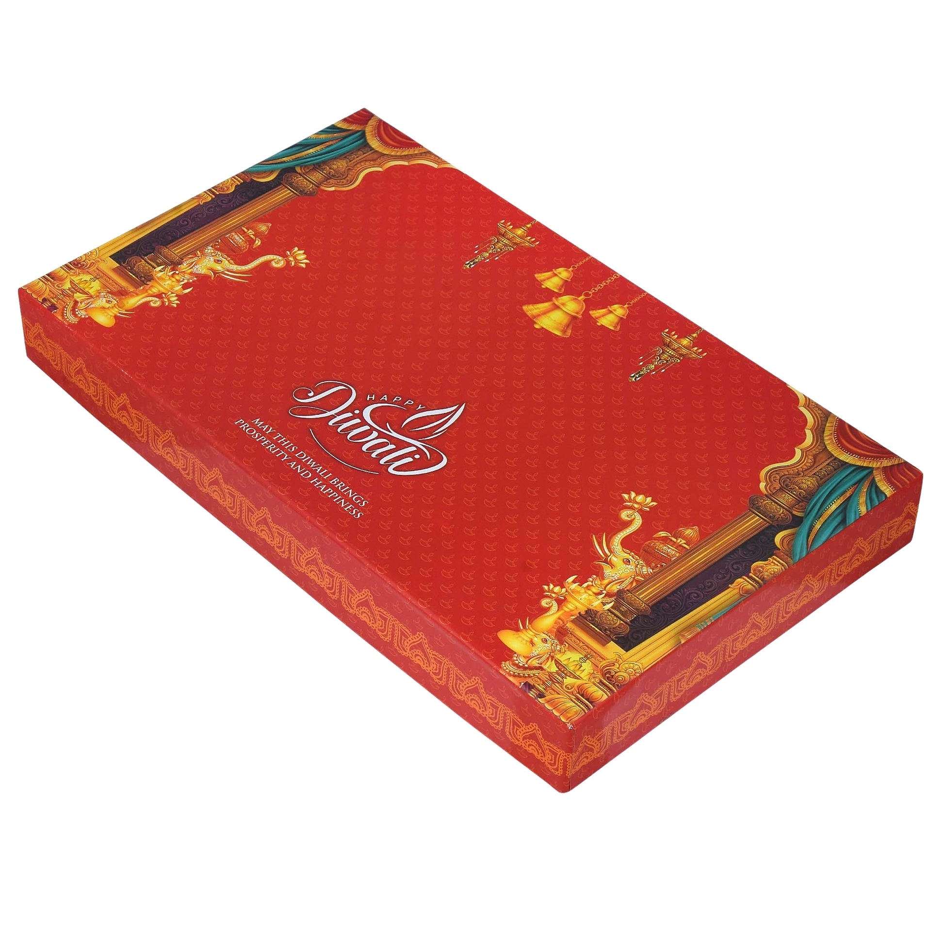 Diwali Special 1Kg Sweet Gift Box | Perfect for Dry Fruits, Mithai & Chocolates | Grownex Packaging | Sweet Box