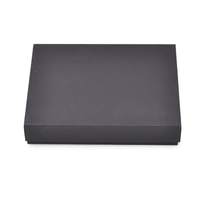 Luxury Black Top Bottom Necklace Box – Velvet Jewelry Gift Packaging | Grownex Packaging | Jewellery Box