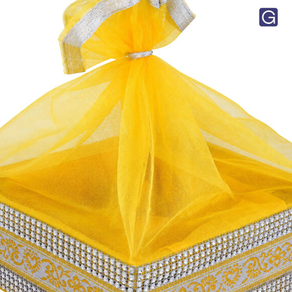Yellow Gift Hamper Basket | Wedding & Return Gift Packaging