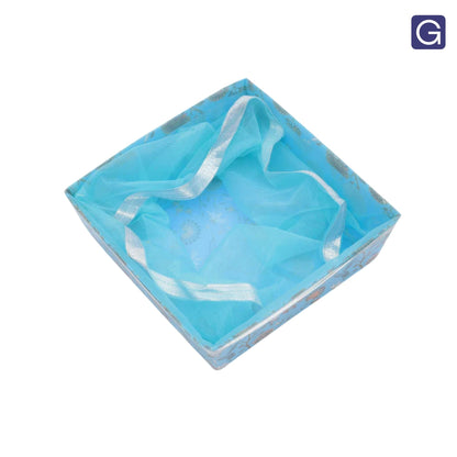 Blue Bird Print Gift Hamper Basket | Wedding & Return Gift Basket