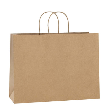 Garment Size 15.5x3.75x14 inch Brown Paper Bag