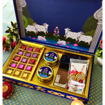 Raksha Bandhan Celebrations Premium Wooden Box | Grownex Packaging | wooden box