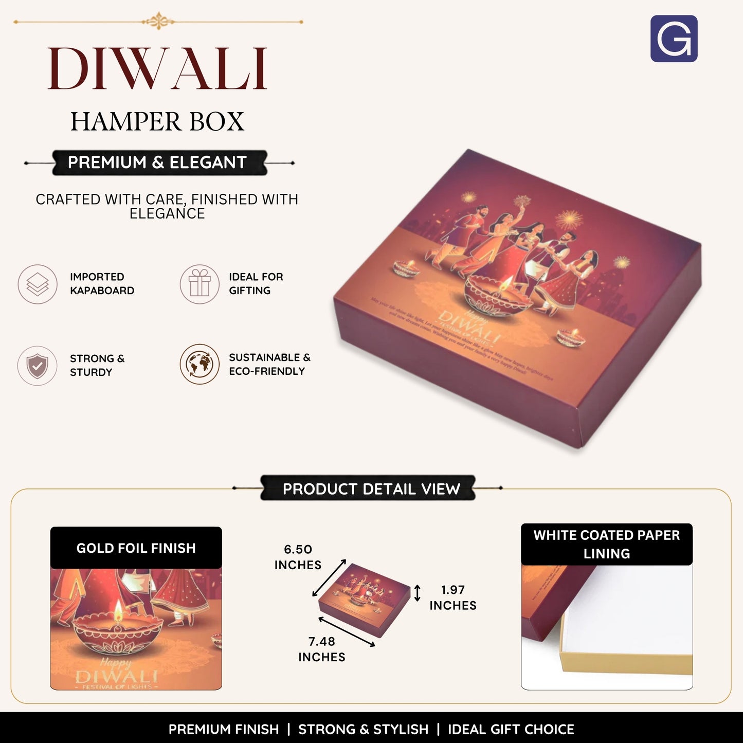 Diya Fireworks Diwali Hamper Box | Festive Gifting