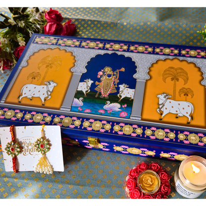 Raksha Bandhan Celebrations Premium Wooden Box | Grownex Packaging | wooden box