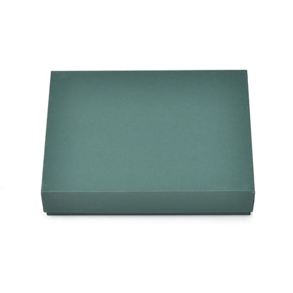 Green Jewellery Box for Necklaces | 20.32 × 15.24 × 4.45 cm