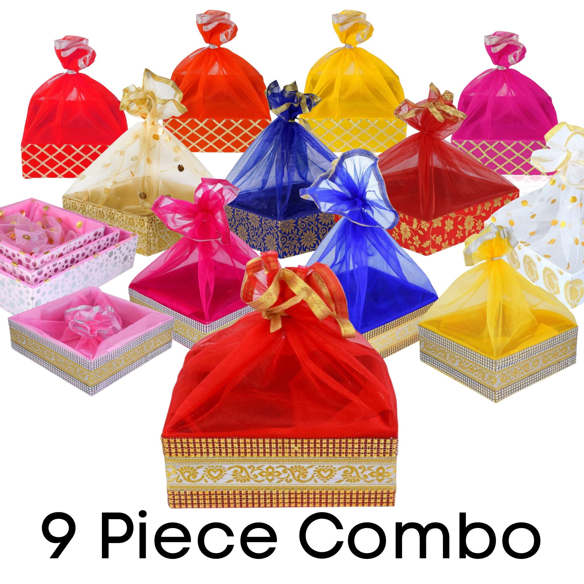 Colorful Wedding Basket Combo – One Solution for Every Gift