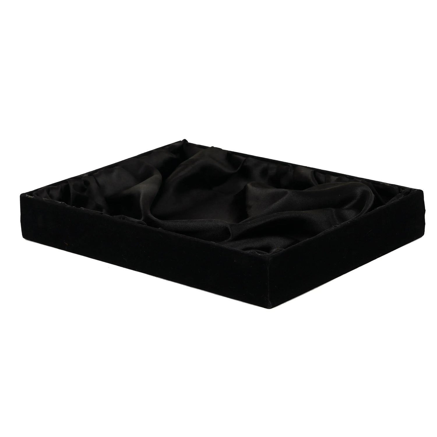 14x10x2 inch Velvet Wooden Tray - Z Black | Grownex Packaging | Basket & Tray