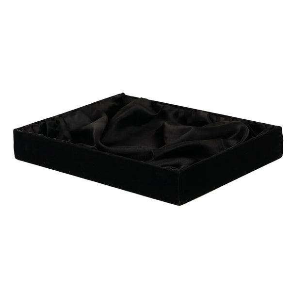14x10x2 inch Velvet Wooden Tray - Z Black | Grownex Packaging | Basket & Tray