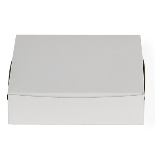 8.5x8.5x2 Inch White Corrugated Pizza Box