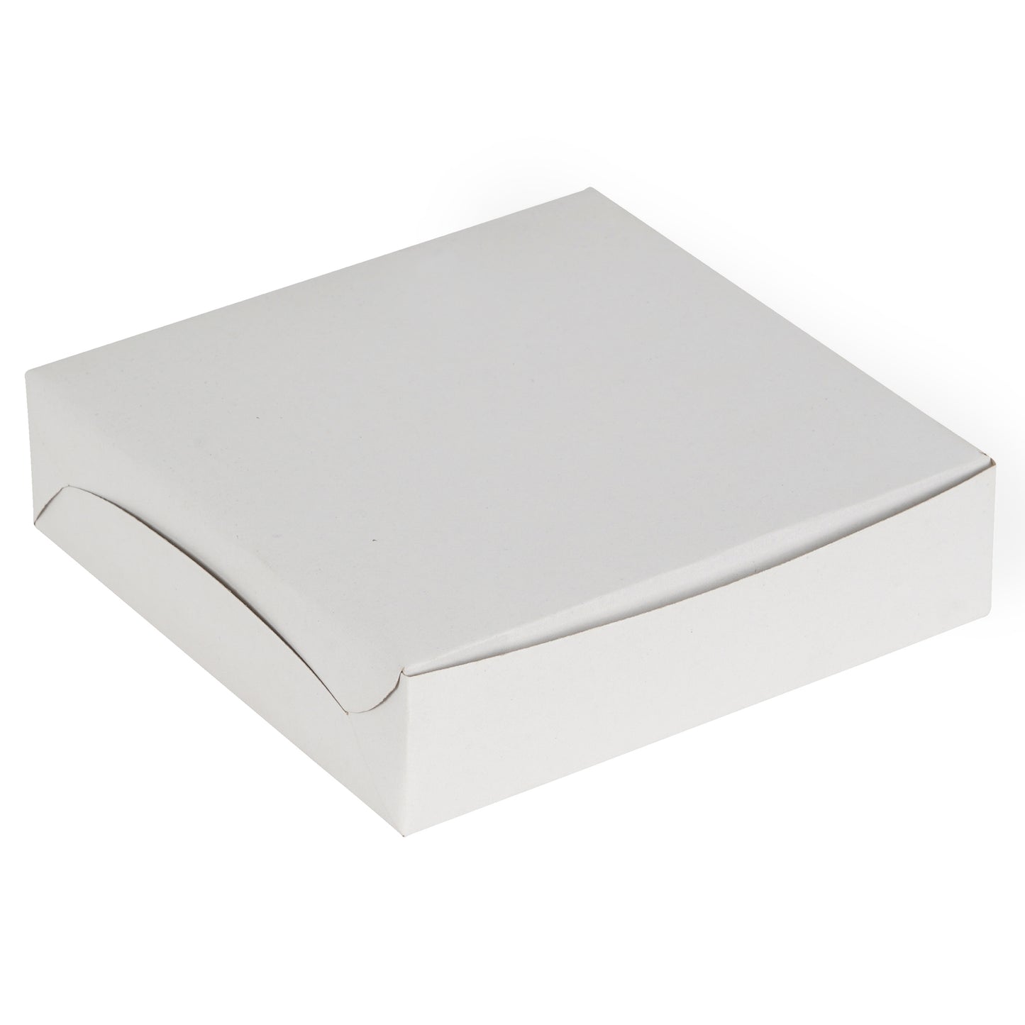 8.5x8.5x2 Inch White Corrugated Pizza Box