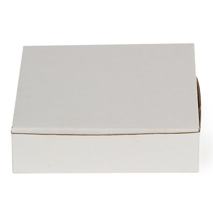 7.5x7.5x2 Inch White Corrugated Pizza Box