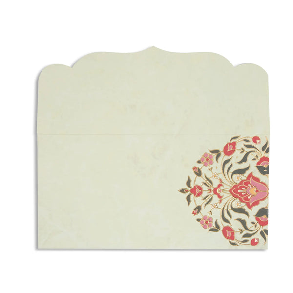 Personalized Plain Green Foil Envelope (7.25 x 3.5 Inch) | Grownex Packaging |