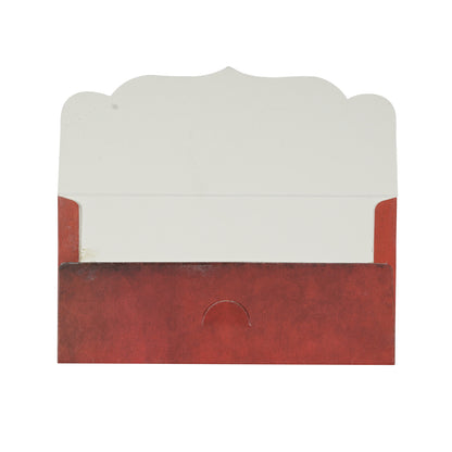 Red Elephant Foil Matt Envelope " Rakhi Special Gifting Envelope” | Grownex Packaging | Envelope
