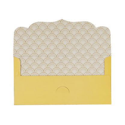 Yellow Elephant Foil Print Envelop For Rakhi Special | Grownex Packaging | Envelope