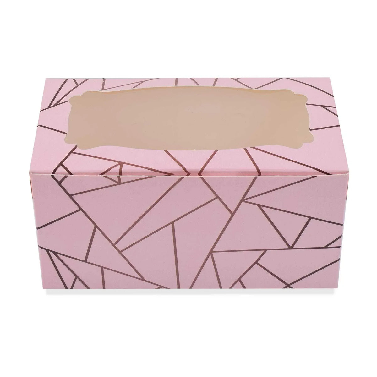 2 Pcs Cupcake Folding Box Pink | Grownex Packaging | Bakery Box
