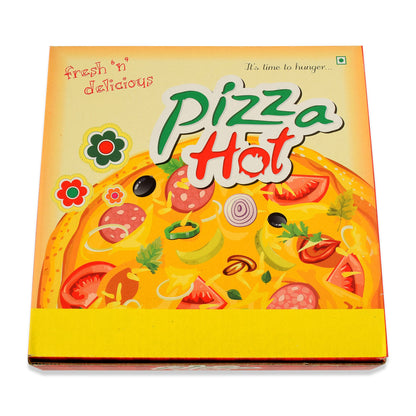 7.5x7.5x2 Inch Printed Corrugated Pizza Box