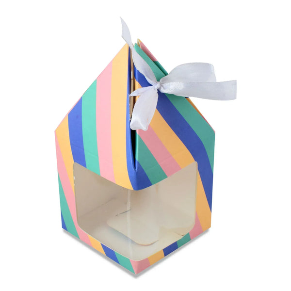 Pyramid Shape Folding Box Autum Print | Grownex Packaging | hamper box