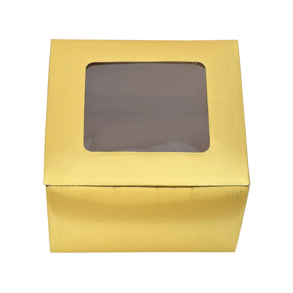 1 Pond Cake Box Golden | Grownex Packaging | Bakery Box